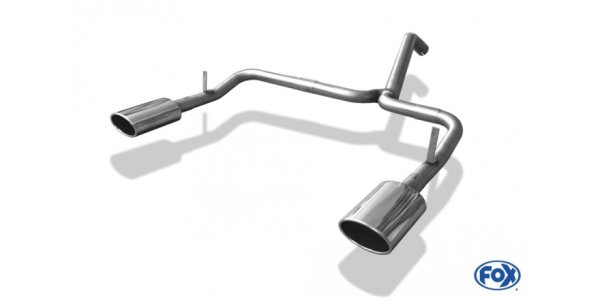 FOX tailpipe system right/left - 140x90 Typ 32 right/left - Nissan Pathfinder R51