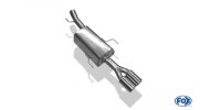 FOX final silencer Ø60mm - 2x76 Typ 13 - Opel Astra G Coupe/Cabrio