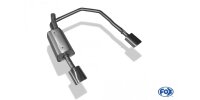 FOX Endschalldämpfer Ø63,5mm 135x80 Typ 53 - Opel Astra G Coupe/Cabrio
