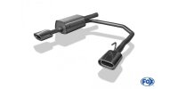 FOX Final Silencer exit Ø63,5mm 135x80 Typ 53 - Opel Astra G Coupe/Cabrio
