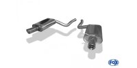 FOX Final Silencer Ø63,5mm 1x90 Typ 17 - Audi A4...