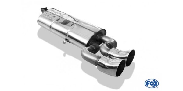 FOX final silencer to Serie - 2x76 Typ 18 - Audi 80/90 Typ 81