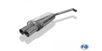 FOX final silencer double flow - 2x76 Typ 10 - Audi 80...