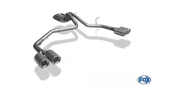 FOX Halbanlage ab Kat 2x100 Typ 17 - Cadillac Escalade