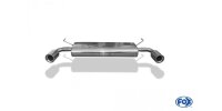 FOX Endschalldämpfer quer 1x100 Typ 13 - Nissan Qashqai Benzin
