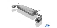 FOX Final Silencer across exit 1x100 Typ 13 - Nissan Qashqai Gasoline