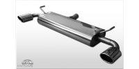 FOX final silencer across exit right/left - 115x85 Typ 44 right/left - Nissan Qashqai Gasoline