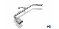 FOX tailpipe system fits to middle silencer 135x80 Typ 53 - Toyota RAV 4 III