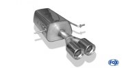 FOX final silencer one-sided - 2x80 Typ 13 - Dacia Logan Limousine Gasoline