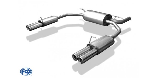 FOX Endschalldämpfer rechts/links - 2x70 Typ 13 rechts/links - Chrysler 300M