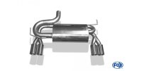 FOX Endschalldämpfer Ausgang rechts/links Ø 63,5mm - 2x76 Typ 12 rechts/links - Audi A3 8L quattro
