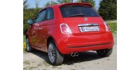 FOX final silencer - 2x76 Typ 12 - Fiat 500/500C