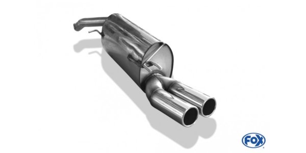 FOX final silencer - 2x76 Typ 12 - Fiat Bravo 198