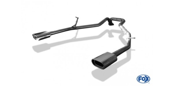 FOX tailpipe antlers 135x80 Typ 53 - Kia Carnival II