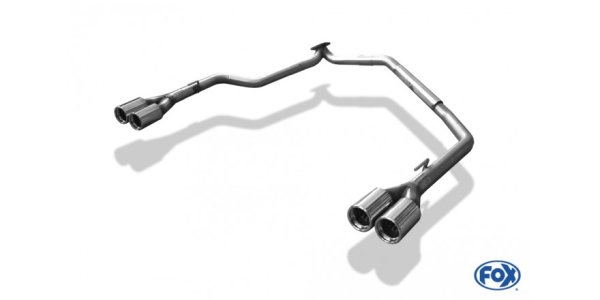 FOX tailpipe antlers right/left - 2x76 Typ 13 right/left - Kia Carnival II