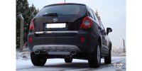 FOX final silencer across exit right/left - 140x90 Typ 33 right/left - Opel Antara