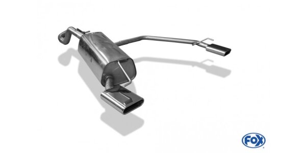 FOX Final Silencer 130x50 Typ 52 - Skoda Roomster 5J