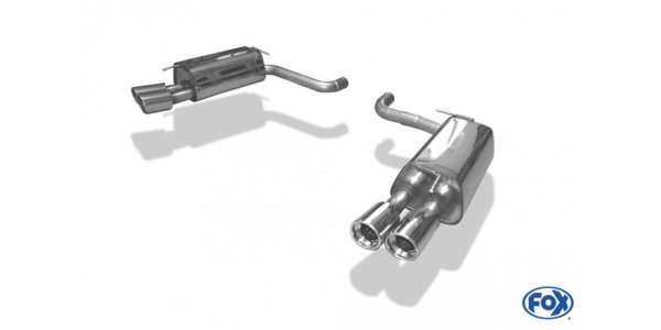 FOX final silencer right/left - 2x90 Typ 17 right/left - Jaguar XF CC9