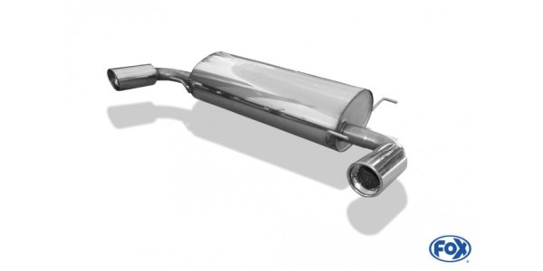 FOX final silencer across exit right/left - 1x100 Typ 17 right/left - Mazda CX-7