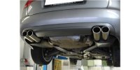 FOX final silencer right/left Ø63,5mm for 4-pipe - 2x88x74 Typ 32 - Audi A4 B7 quattro