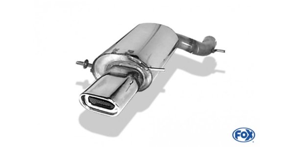 FOX final silencer Ø70mm - 135x80 Typ 53 - Audi A4/S4 B5 quattro