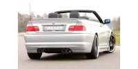 FOX final silencer M3-LookAusgang centered - 4x90mm Typ 14 center - BMW E46 320/323/325/328/330