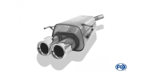 FOX final silencer - 2x76 Typ 13 - Opel Corsa C