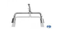 FOX tailpipe system fits to middle silencer 140x90 Typ 32 - Toyota RAV 4 III
