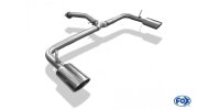 FOX tailpipe system fits to middle silencer 140x90 Typ 32 - Toyota RAV 4 III