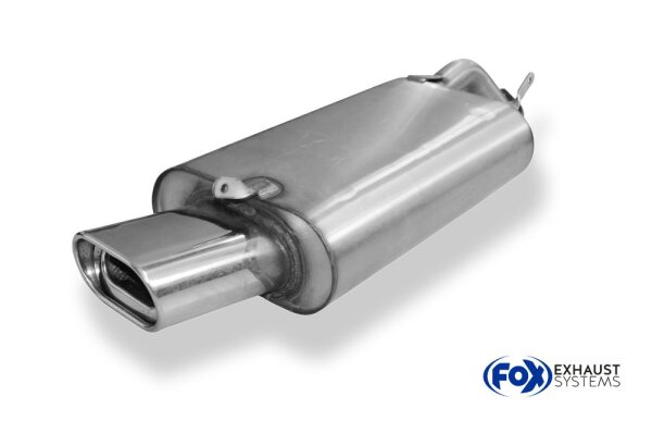 FOX Endschalldämpfer 135x80 Typ 53 - Volvo S40/V40