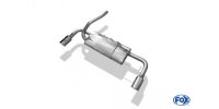 FOX Final Silencer across exit 1x90 Typ 17 - Ford Focus I Hatchback DAW/DBW
