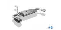 FOX Final Silencer across exit 1x90 Typ 17 - Ford Focus I Hatchback DAW/DBW