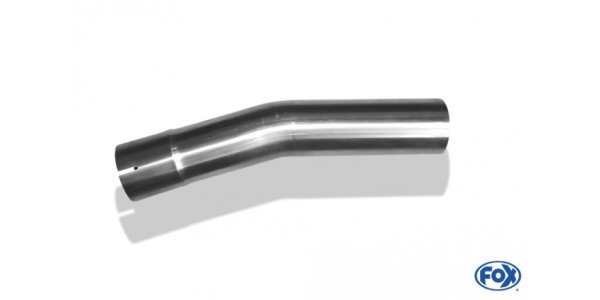 FOX Uni-pipe elbow 15° widened - d1Ø 80mm leg length L1: ca. 210mm - Radius: 120mm