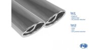 FOX final silencer right/left - 2x88x74 Typ 32 right/left...