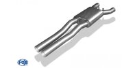 FOX front silencer Ø70mm short wheelbase - Audi A8 4E