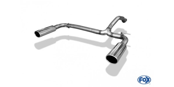 FOX tailpipe system right/left for original final silencer - 115x85 Typ 36 right/left - Mercedes M-Class W163