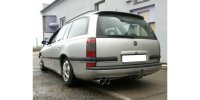 FOX Endschalldämpfer - 2x90 Typ 13 - Opel Omega B Caravan