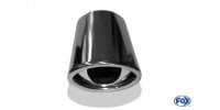 FOX welding tailpipe Typ 33 86x54 mm / length: 200 mm / oval / rolled up / 29° beveled / with Absorber