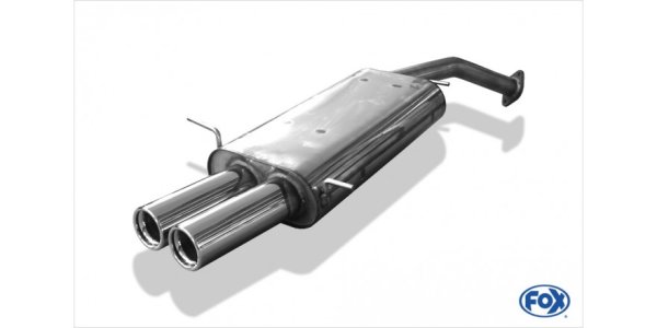 FOX Endschalldämpfer - 2x76 Typ 13 - Ford Probe