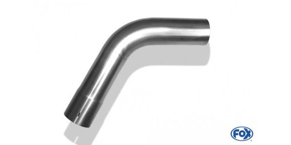 FOX Uni-pipe elbow 60° widened - d1Ø 80mm leg length L1: ca. 240mm - Radius: 120mm