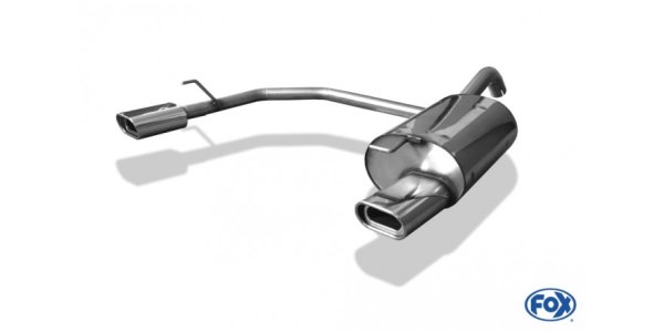 FOX Endschalldämpfer Ausgang rechts/links - 135x80 Typ 53 rechts/links - Toyota Corolla E12 Kombi