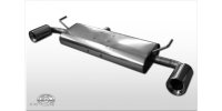 FOX final silencer across exit right/left - 1x100 Typ 17 right/left - Renault Koleos Gasoline