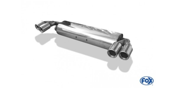 FOX Final Silencer exit 2x76 Typ 13 - MG TF