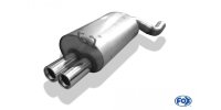 FOX final silencer Ø70mm - 2x80 Typ 13 - Only for models with standard plug connection! (no flange!) - Mercedes SL R129