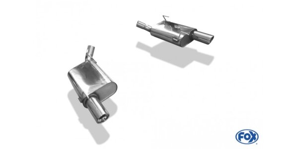 FOX Final Silencer 1x100 Typ 17 - Ford Mustang GT Coupe