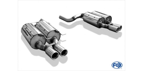 FOX Endschalldämpfer rechts/links - 2x80 Typ 13 rechts/links - BMW E60 M5