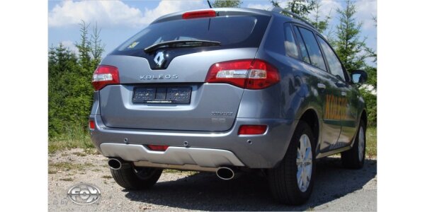 FOX Final Silencer across exit 140x90 Typ 44 - Renault Koleos Gasoline