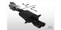 FOX front silencer - Audi V8 D11 / 100/A6 C4 quattro /...