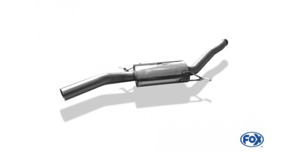 FOX front silencer - Volvo C70 I Coupe/Cabrio