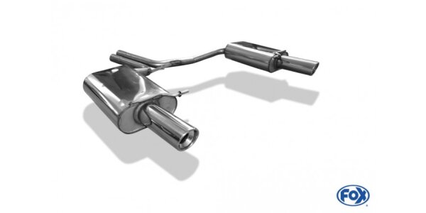 FOX Final Silencer 1x90 Typ 17 - Audi A4 B7 Cabrio/Limousine/Avant